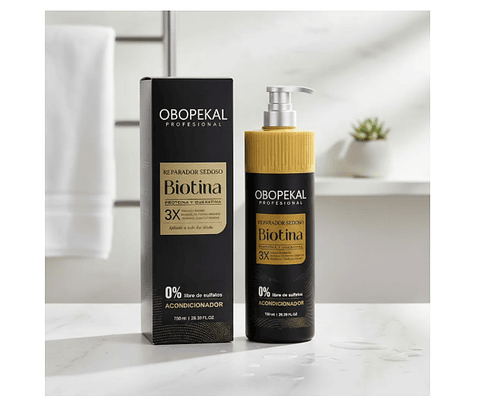 Obopekal Acondicionador Biotin + Keratin 750ml