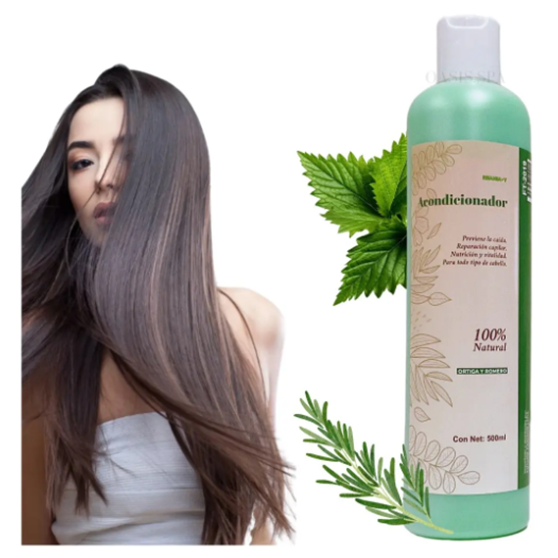 Acondicionador De Romero Y Ortiga Previene La Caida Capilar 1