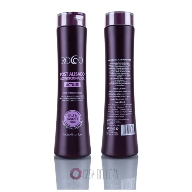 Rocco® Acondicionador Post Alisado Sin Sal 400ml 1