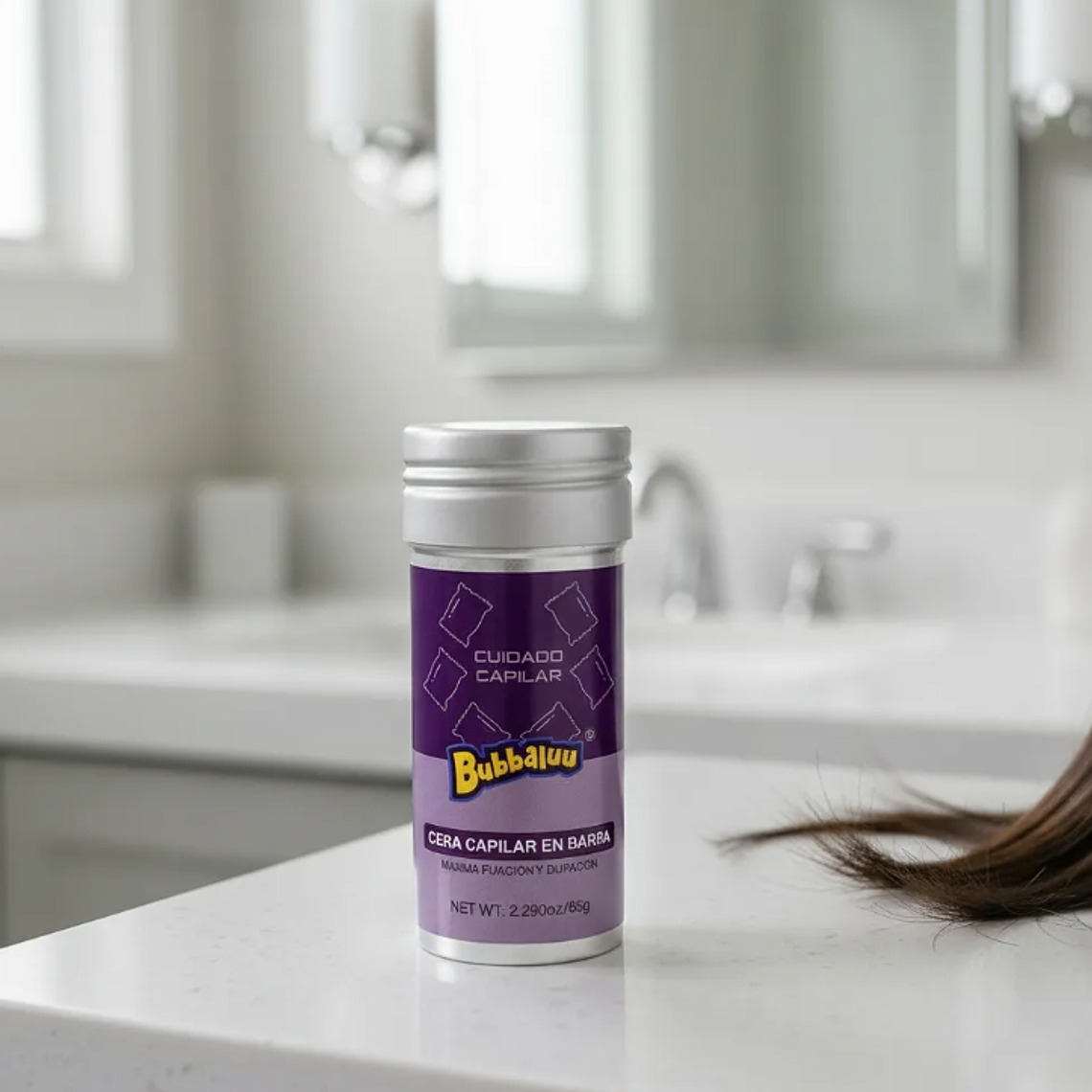 Cera Capilar Barra Fijación Cabello 65g Máxima Fijación Uva 1