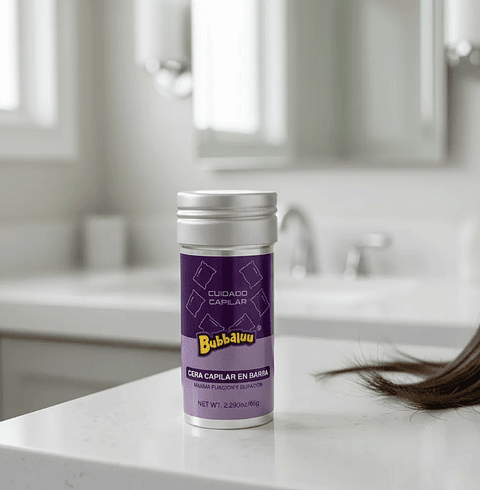 Cera Capilar Barra Fijación Cabello 65g Máxima Fijación Uva