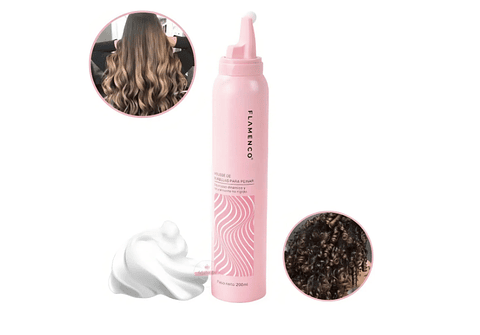 Mousse Para Peinar Cabello Rizado Ondulado 200 Ml Flamenco®