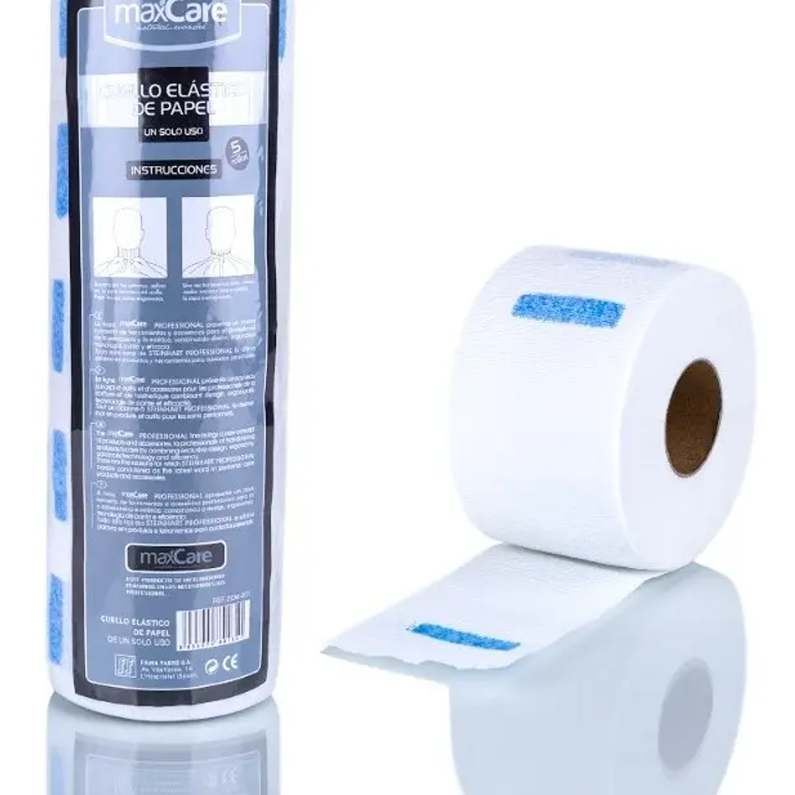 Papel Para Cuello Barbero Peluquero Set 5 Rollos 1