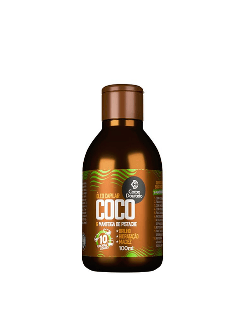 Corpo Dourado Aceite De Coco Pistacho Cabello Y Cuerpo 100ml
