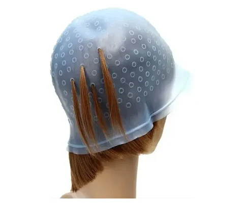 Gorro Viso Goma Para Pelo Con Crochet Color Variado