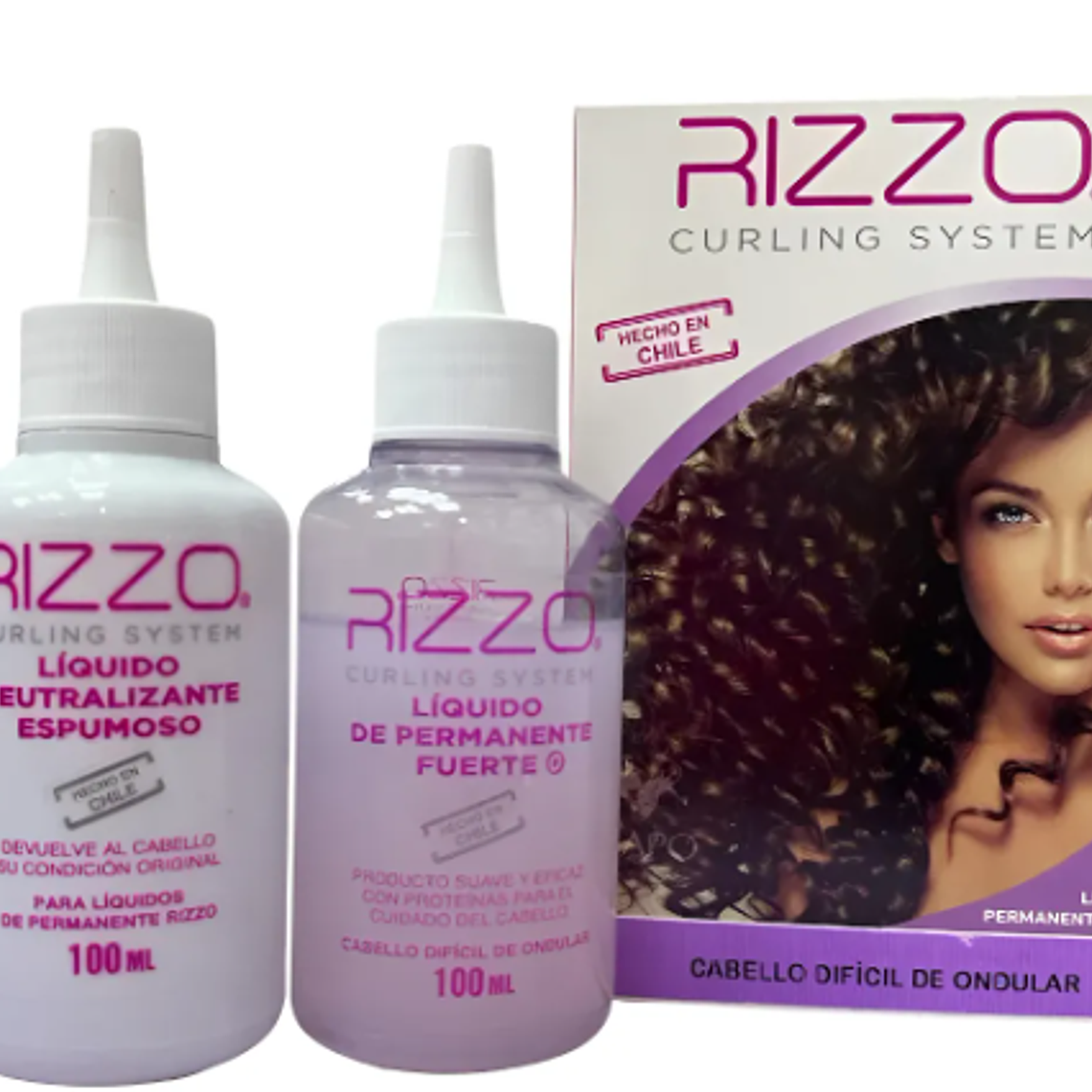 Rizzo Kit Liquido Permanente Fuerte 0 Peluqueria Rizos 1