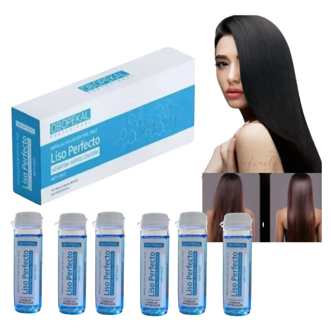 Obopekal® Ampolla Capilar Liso Perfecto 30ml 6unidades 2