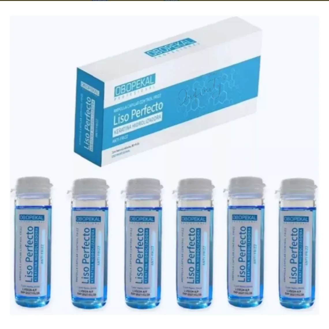 Obopekal® Ampolla Capilar Liso Perfecto 30ml 6unidades 3