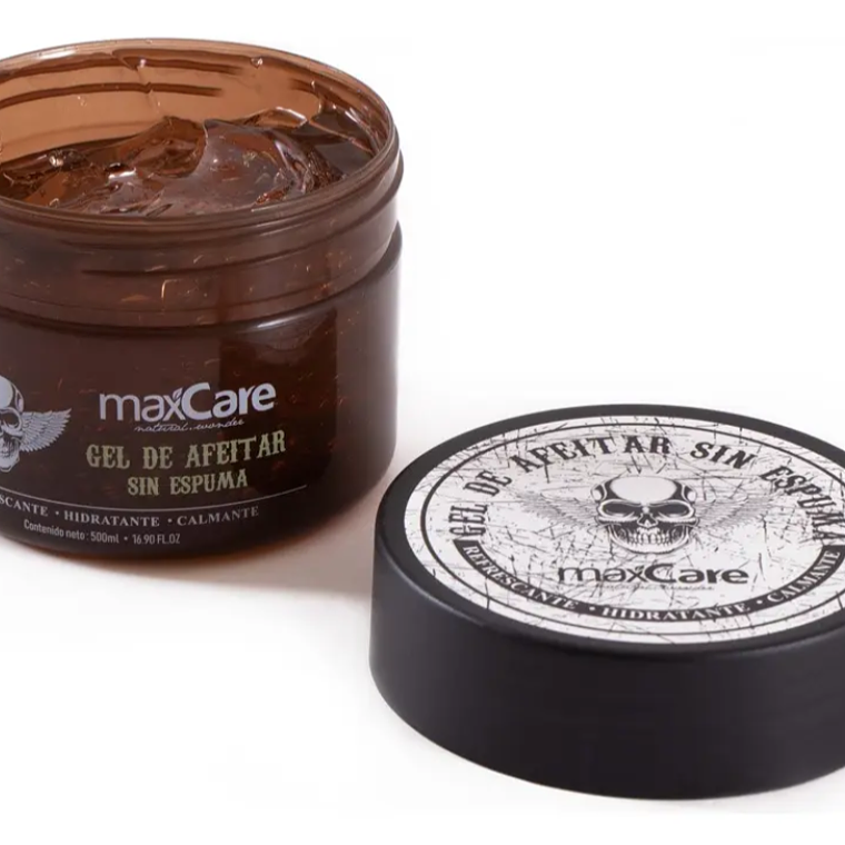 Maxcare Gel Afeitar Barba Sin Espuma 500ml Masculino 2
