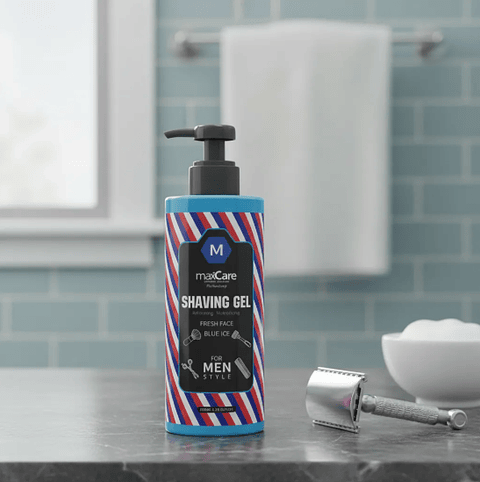 Maxcare® Shaving Gel Color Azul 1000ml