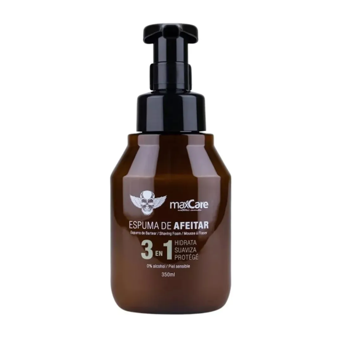 Maxcare® Espuma De Afeitar Sin Alcohol 3 En 1 Shaving 350ml 1