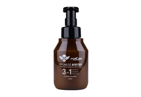 Maxcare® Espuma De Afeitar Sin Alcohol 3 En 1 Shaving 350ml