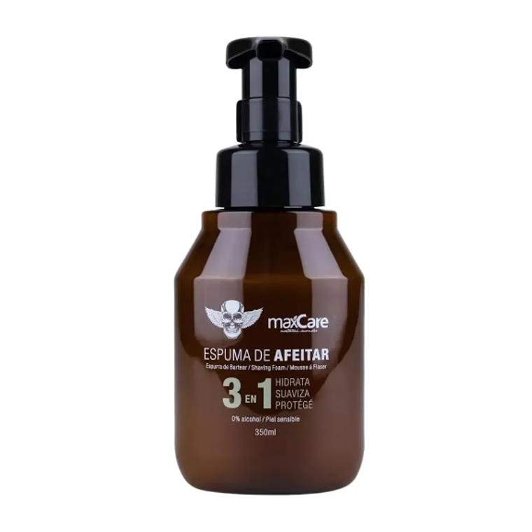 Maxcare® Espuma De Afeitar Sin Alcohol 3 En 1 Shaving 350ml 1