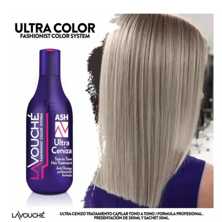 Lavouche® Tratamiento Matizante Cremoso Color Ultra Ceniza 300ML 1