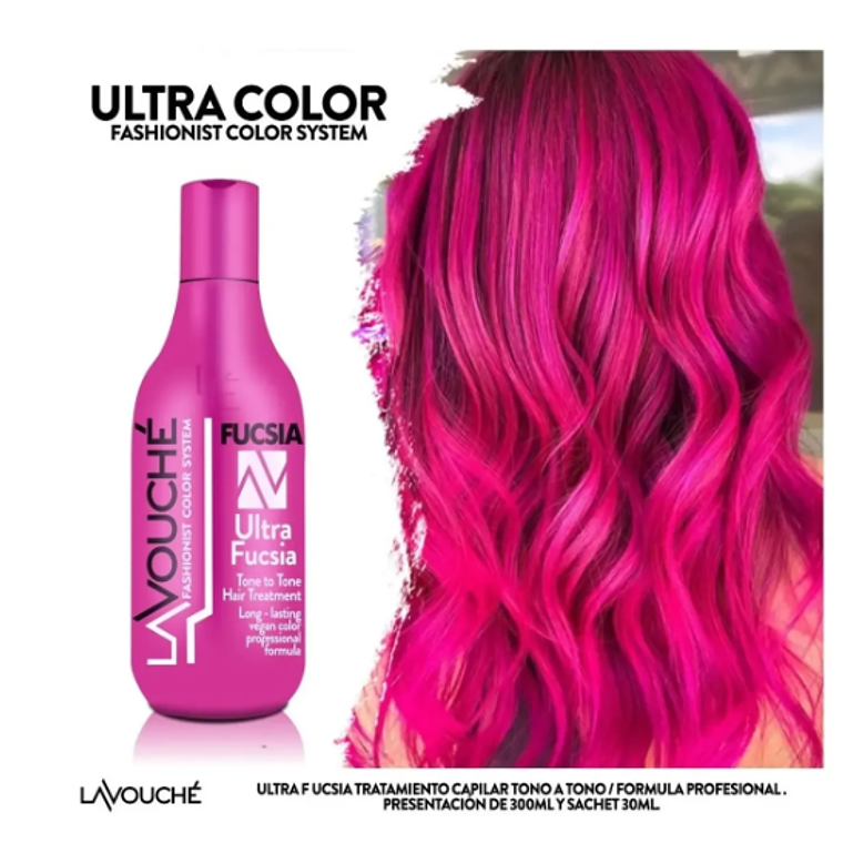 Lavouche® Tratamiento Matizante Cremoso Ultra Fucsia 300mL 2