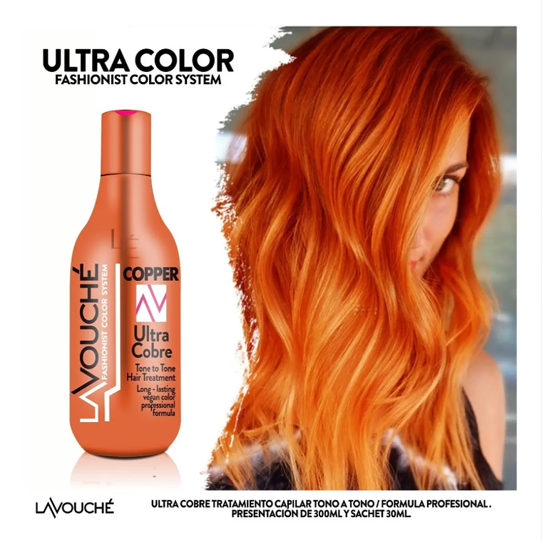 Lavouche® Tratamiento Matizante Cremoso Ultra Cobre 2