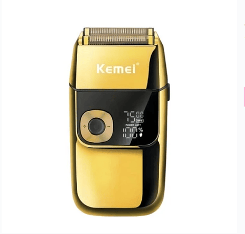 Kemei® Kemei-2028 Máquina Afeitadora Professional Dorada Recargable Máquina Afeitadora 