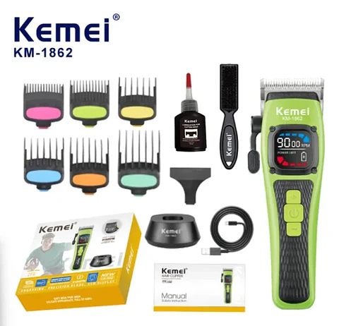 Kemei® Máquina De Corte Barber Km-1862 9000PRM