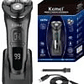 Kemei® Máquina Afeitadora Km-2805 Tres Cabezas Recargable - thumbnail 2