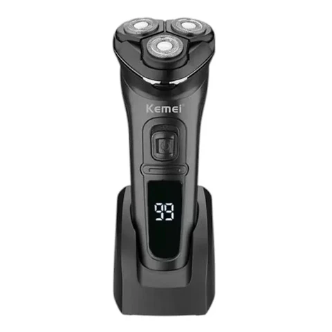 Kemei® Máquina Afeitadora Km-2805 Tres Cabezas Recargable