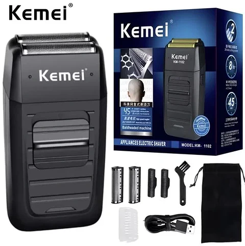 Kemei® Máquina Afeitadora KM-1102 110v/240v