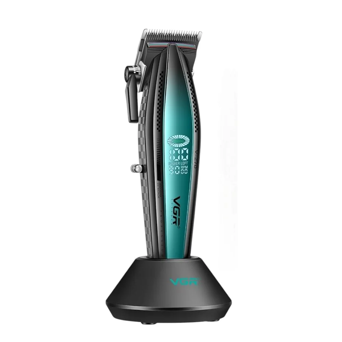 VGR® Máquina Cortapelos V-270 – 9000 RPM | Potencia Profesional | Color Verde 2