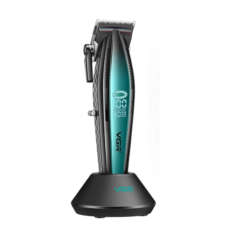 VGR® Máquina Cortapelos V-270 – 9000 RPM | Potencia Profesional | Color Verde 2
