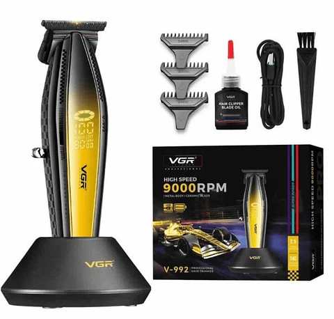 VGR® Máquina Desvelladora V-992 – 9000 RPM | Precisión Profesional | Color Dorado