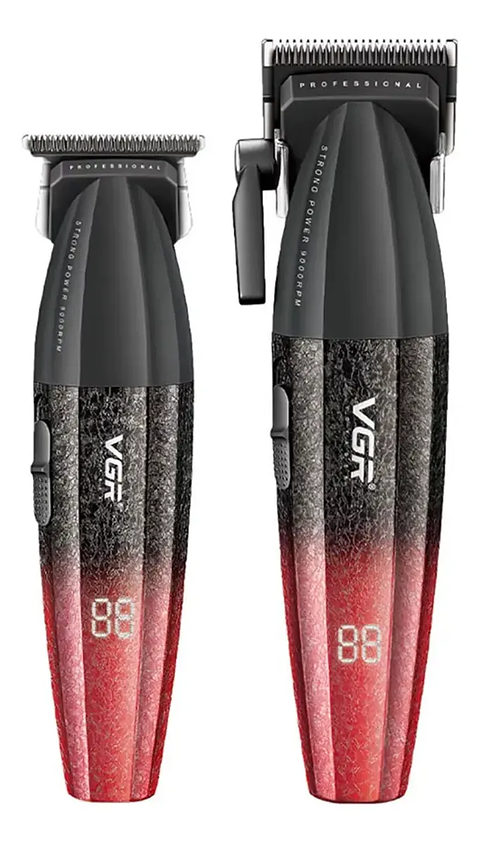 VGR® Barber Combo Profesional V-640 Clipper Y Trimmer 9000rpm