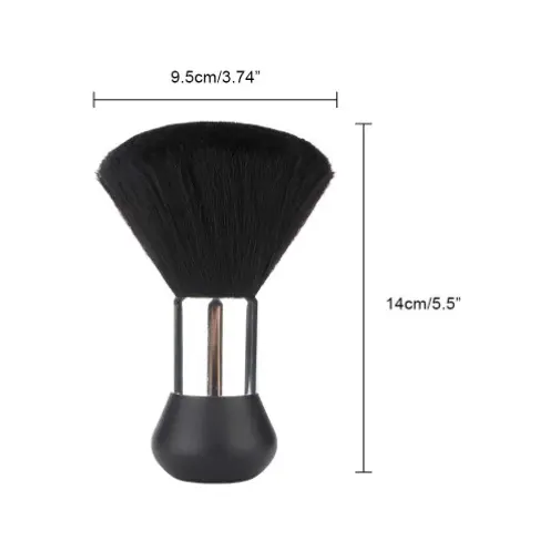 Botapelo Negro Brocha Mopa Peluquería 3