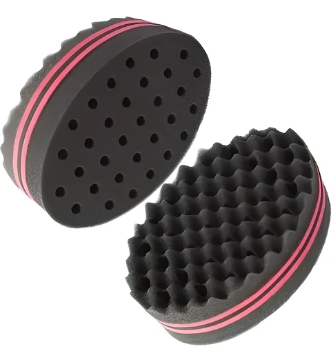 Esponja Cepillo Para Giros Y Rastas Afro Barbería