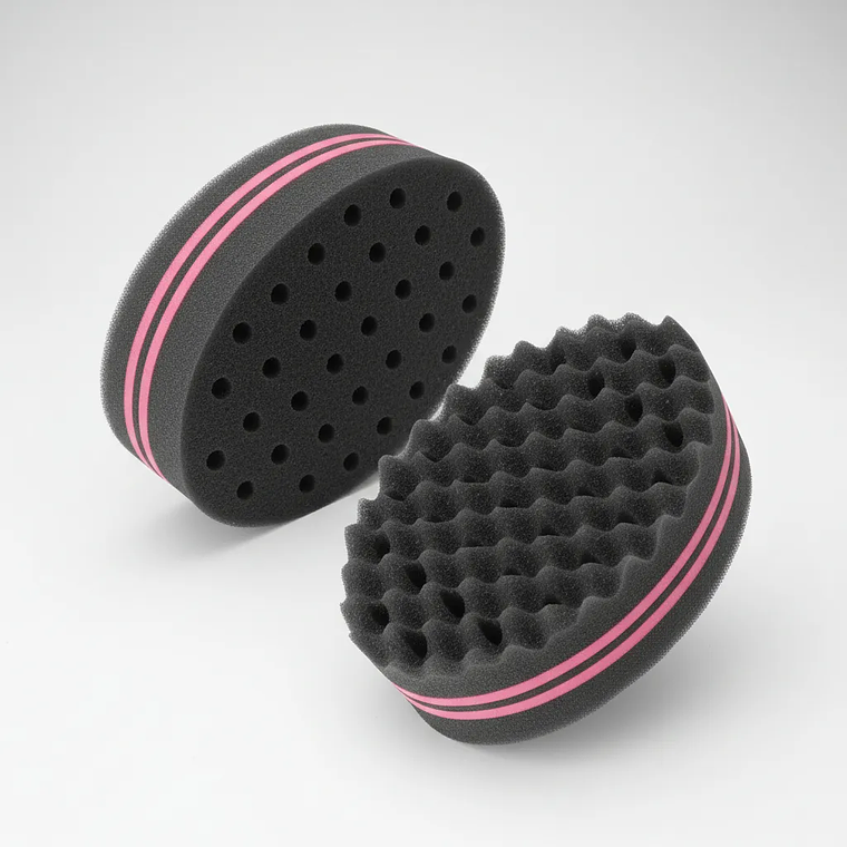 Esponja Cepillo Para Giros Y Rastas Afro Barbería 3