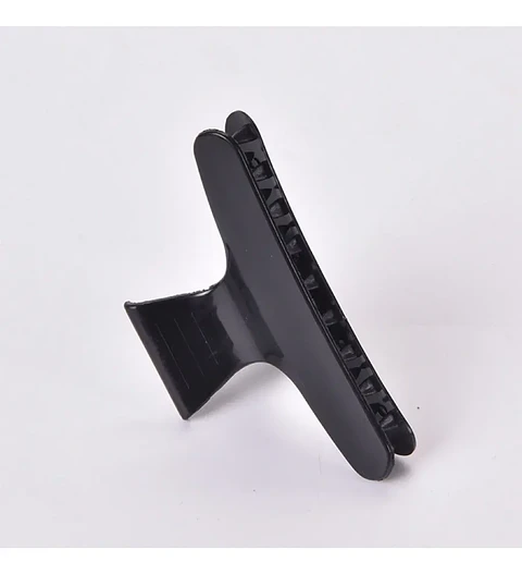 Pack 12 Unidades Pinza Tomador Para Cabello Color Negro