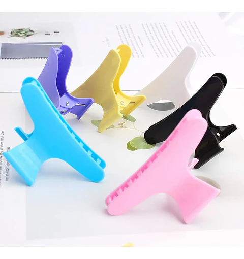 Pinzas Tomador Para Cabello 12 Unidades / Colores