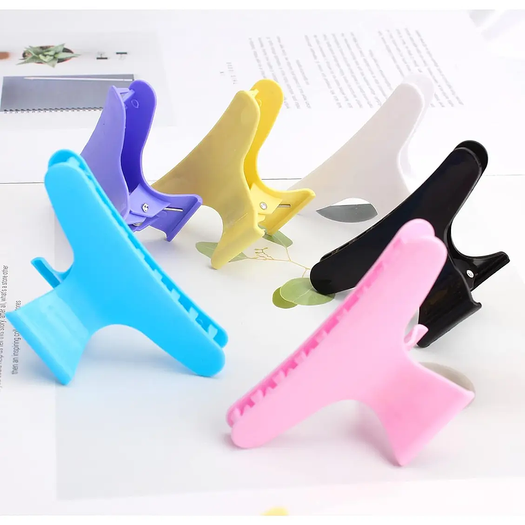 Pinzas Tomador Para Cabello 12 Unidades / Colores 1