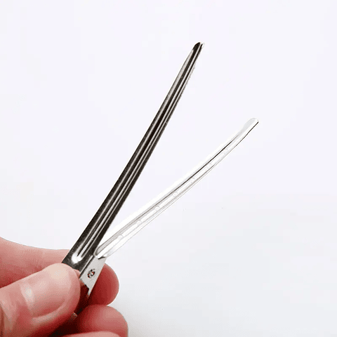Pinzas Metálicas 8.5 Cm Para Peluquería Y Barbería