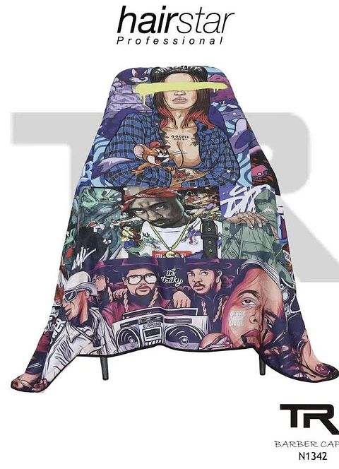 Capa Para Barberia Peluqueria 160cm*145cm N1342