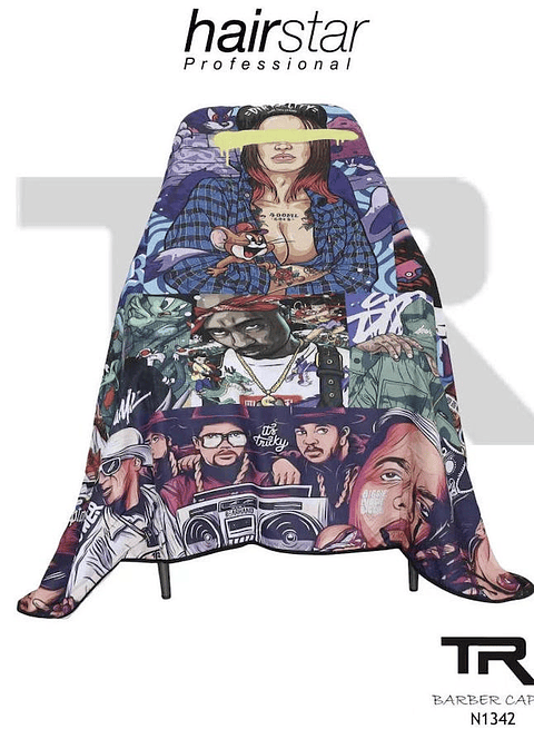 Capa Para Barberia Peluqueria 160cm*145cm N1342