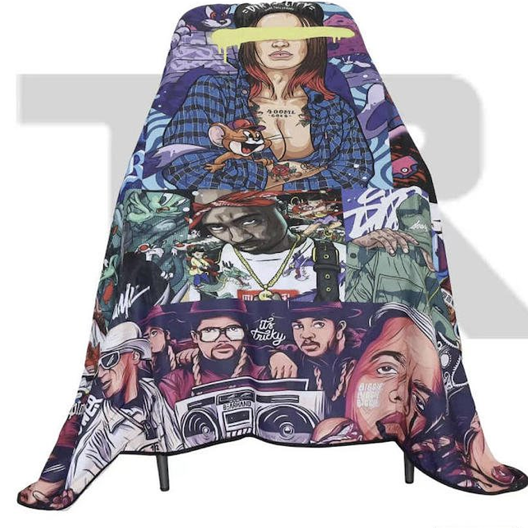 Capa Para Barberia Peluqueria 160cm*145cm N1342 1