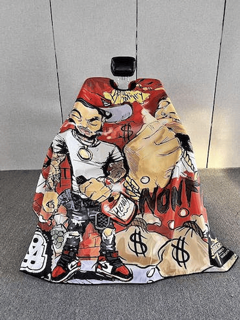 Capa Para Barberia y Peluqueria 160cm*145cm B1002/N1124