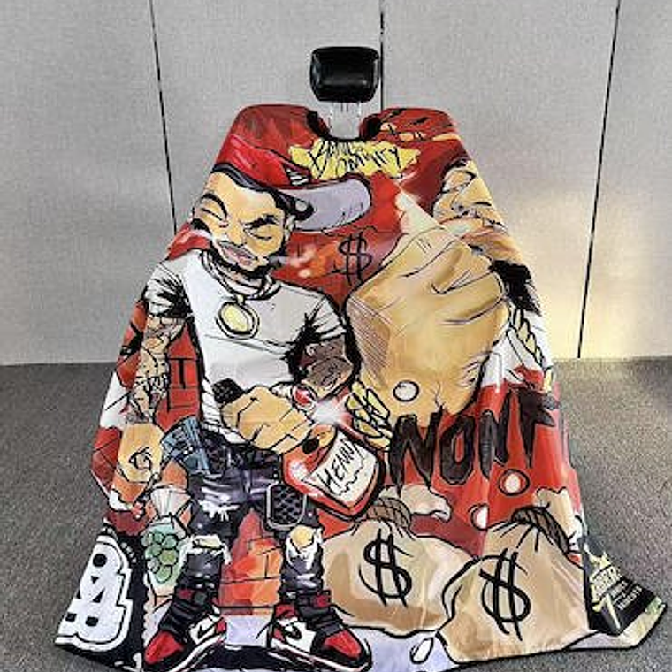 Capa Para Barberia y Peluqueria 160cm*145cm B1002/N1124 1