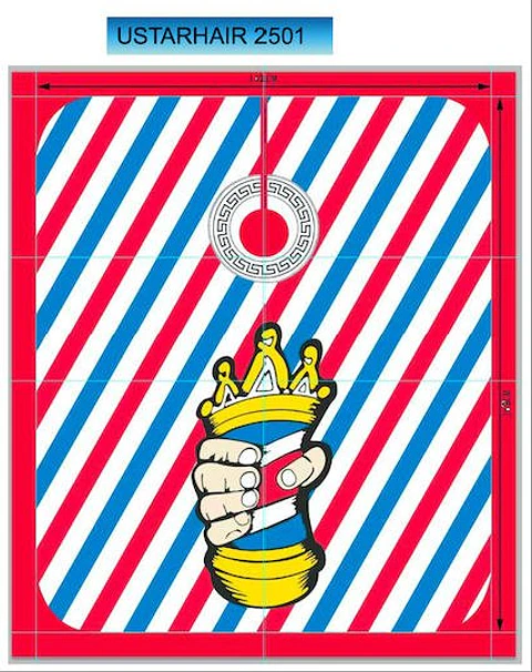 Capa De Peluqueria 170*143CM D-67 , 100% seda suave y Agradable Para La Piel