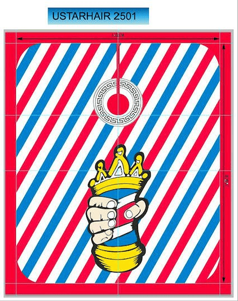 Capa De Peluqueria 170*143CM D-67 , 100% seda suave y Agradable Para La Piel