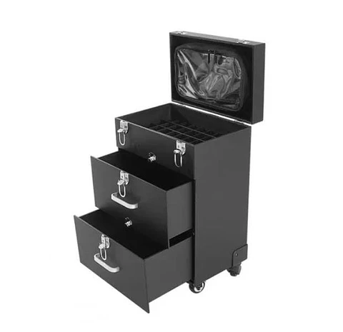 (Negra)Maleta Multiuso Para Manicure y Maquillaje - Tabby