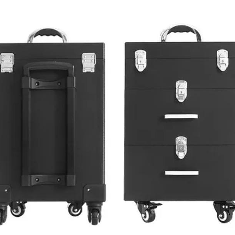 (Negra)Maleta Multiuso Para Manicure y Maquillaje - Tabby 2