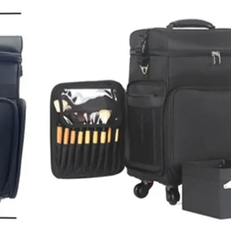 Maleta Peluqueria Y Maquillaje De Tela Y22 37*23*49cm 2