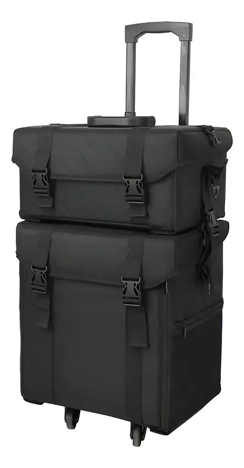 Maleta Peluqueria Doble De Tela Y-24