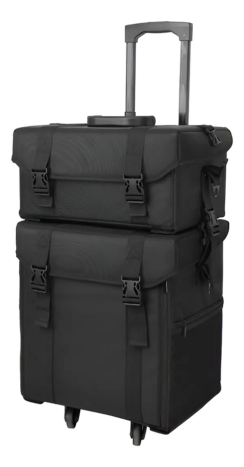 Maleta Peluqueria Doble De Tela Y-24