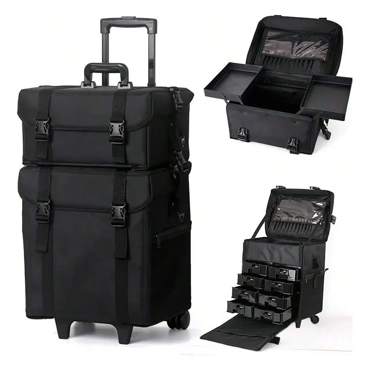Maleta Peluqueria Doble De Tela Y-24 7