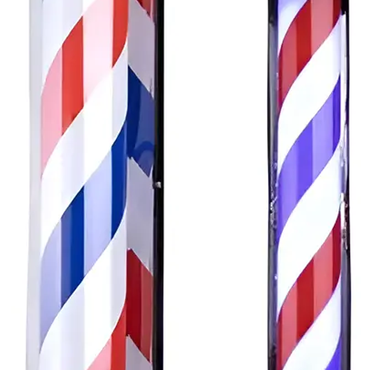 Letrero Luminoso Giratorio 90x15cm Para Barbería 1